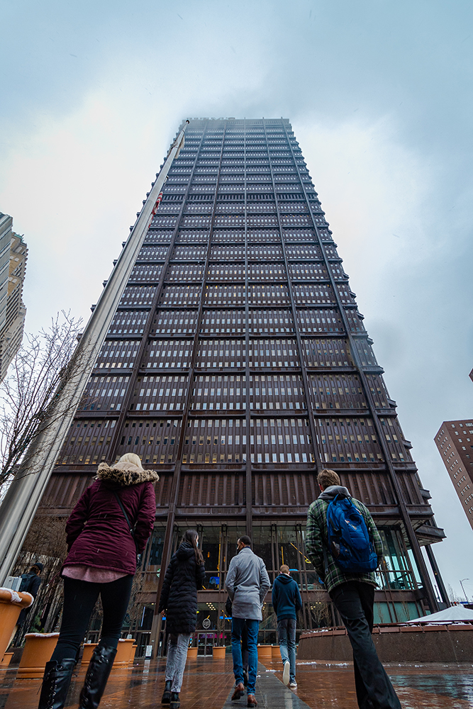 Pictured is the U.S. Steel Tower. Photo by Nathaniel Holzer.