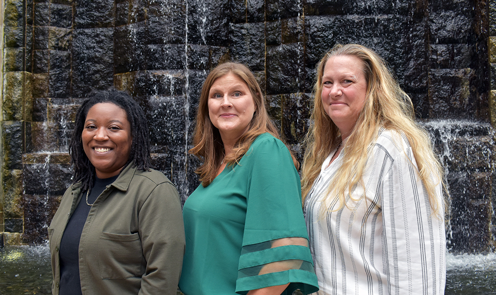 Pictured from left to right are Ashley Malachi, Heather Starr Fiedler and Judy Riegelnegg. Photo by Nicole Chynoweth.