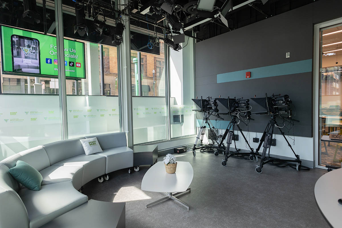 Video studio in the CMI. Photo | John Altdorfer