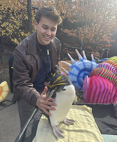 Pictured is Gavin Anderson, digital communications manager for the Pittsburgh Zoo & Aquarium. Submitted photo. 