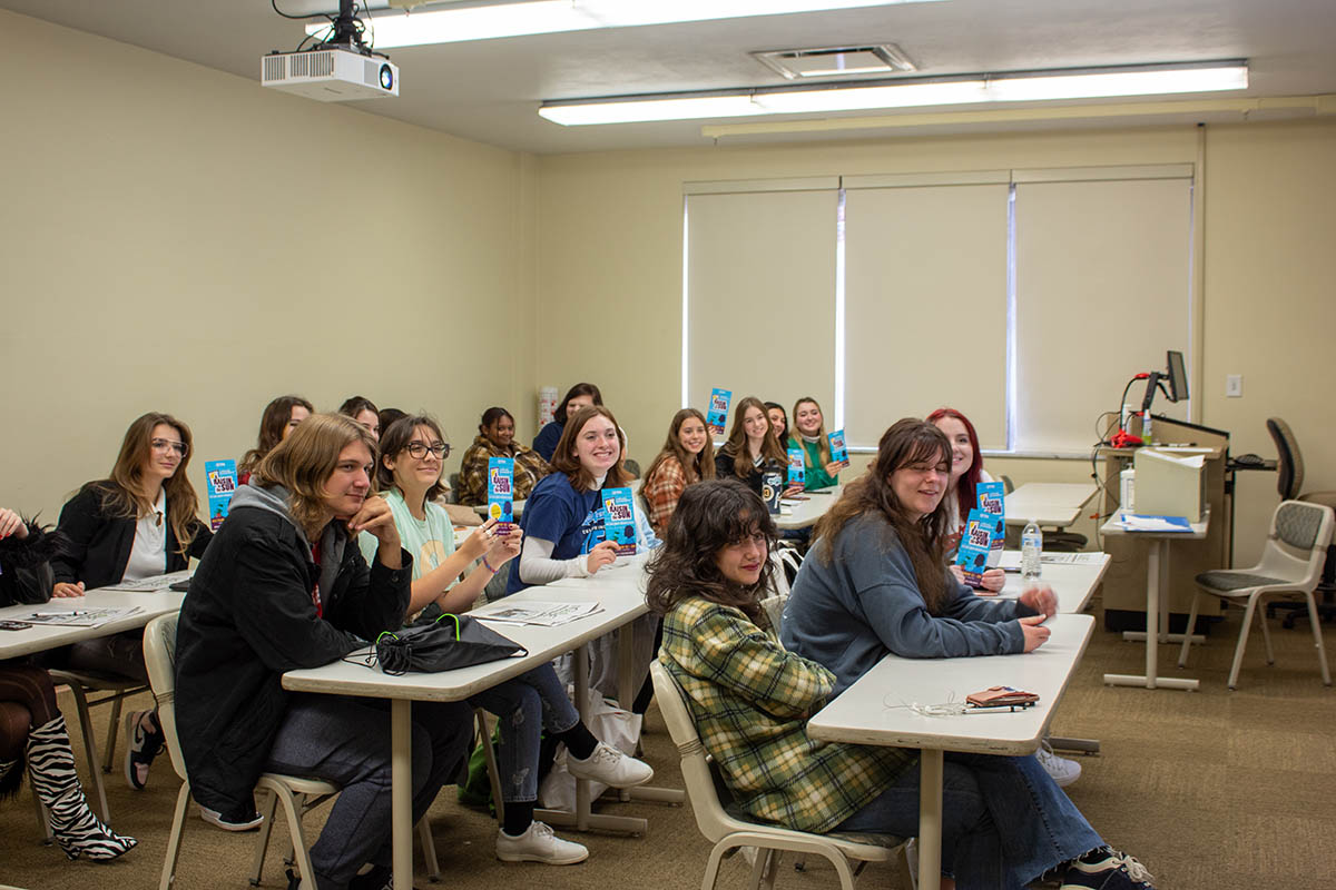 Students participate in the Lifting Up Diverse Voices session with members of the Pittsburgh Black Media Federation. Photo | Natalie Caine