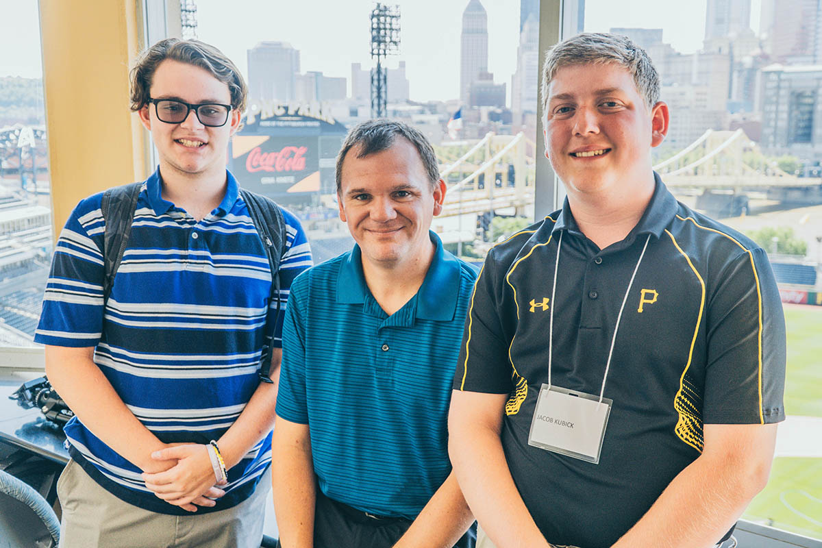 A behind-the-scenes tour of PNC Park with Dan Hart '97, '99, director of media relations, Pittsburgh Pirates.