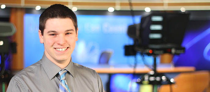 Pictured is School of Communication alumnus Hunter Tresnicky. Photo | Josh Hedglin