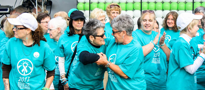 An image from the National Ovarian Cancer Coalition Run/Walk. Photo | Kiersten Mae Lewis