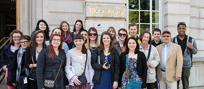 The International Media Class traveled to London and Paris. Photo | Tyrone Smith