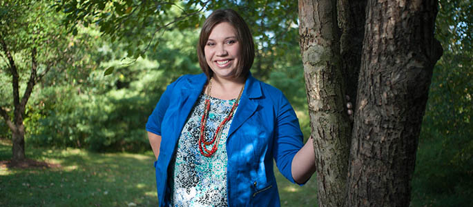 Pictured is alumna Sarah Skirpan. Photo | Christopher Rolinson