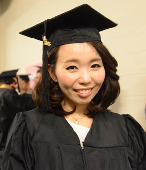 Pictured is School of Communication alumna Shiho Nigai. Photo | Jim Judkis 