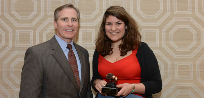 Pictured is School of Communication student Zoe Sadler. Photo | Jim Judkis