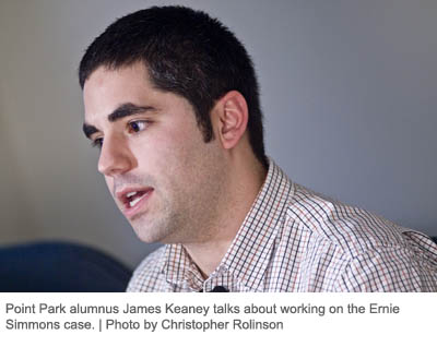 Point Park alumnus James Keaney talks about the Ernie Simmons case. 