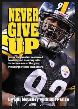 The book cover of 'Never Give Up