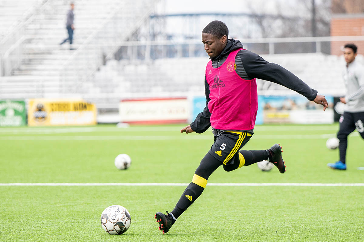 A scene from Pittsburgh Riverhounds SC. Photo | Mallory Neil