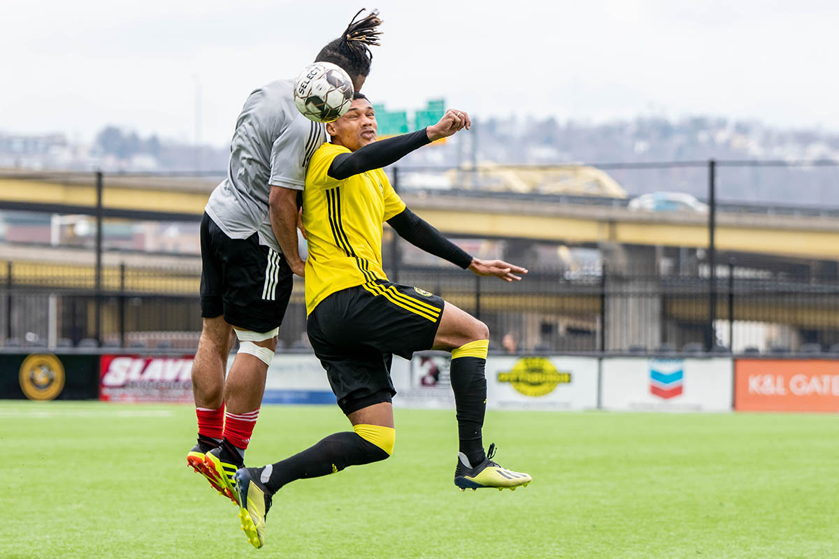 A scene from Pittsburgh Riverhounds SC. Photo | Mallory Neil