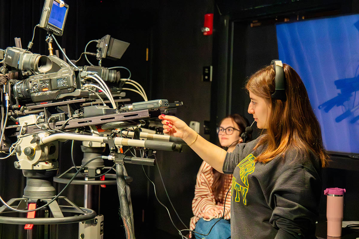 2026 Bob Pompeani Broadcast Competition. Photos | Dakota Nicholson '26