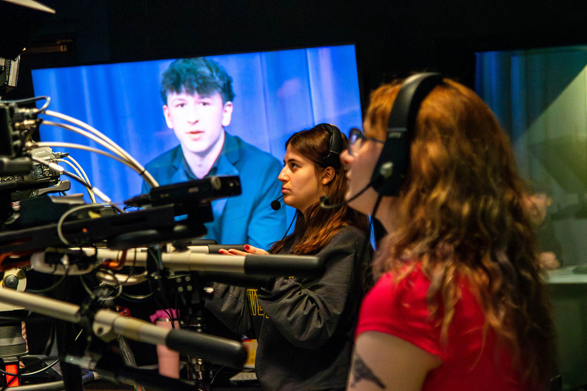 2026 Bob Pompeani Broadcast Competition. Photos | Dakota Nicholson '26