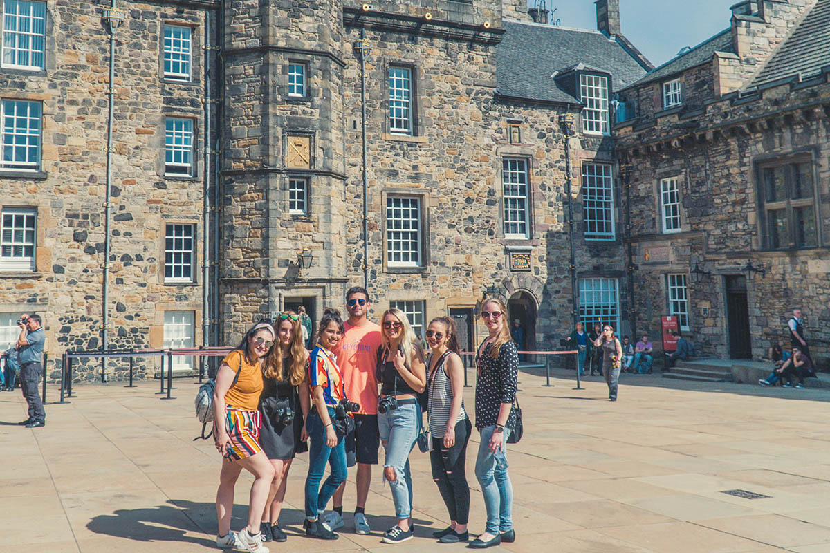 A photo from the 2019 International Media class trip to the United Kingdom. Photo | Emma Federkeil