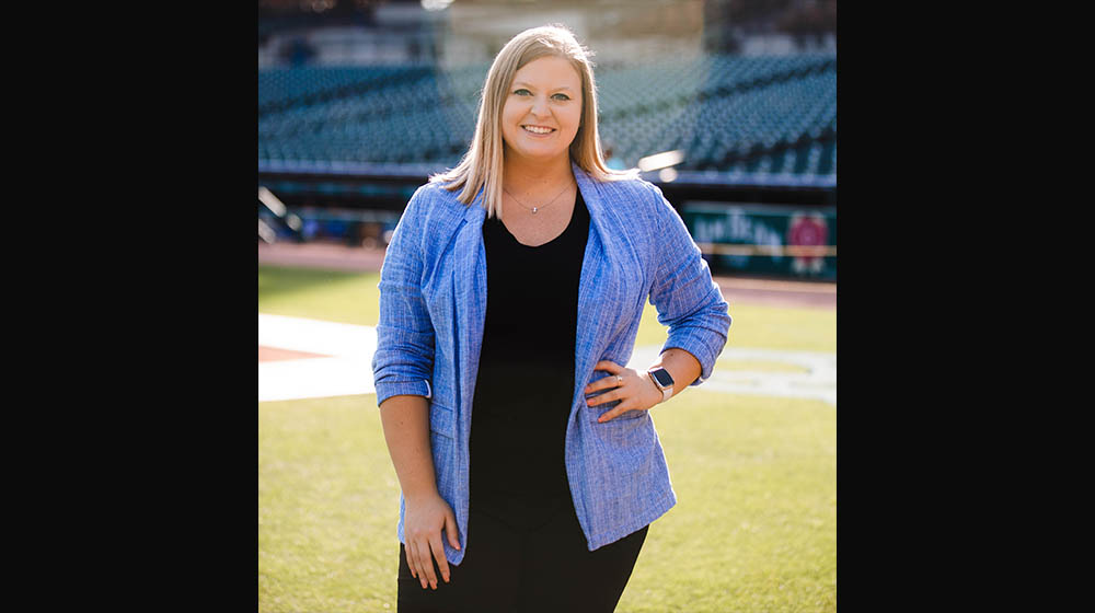 Pictured is Allison Schubert, communications assistant for the Detroit Tigers. Submitted photo.