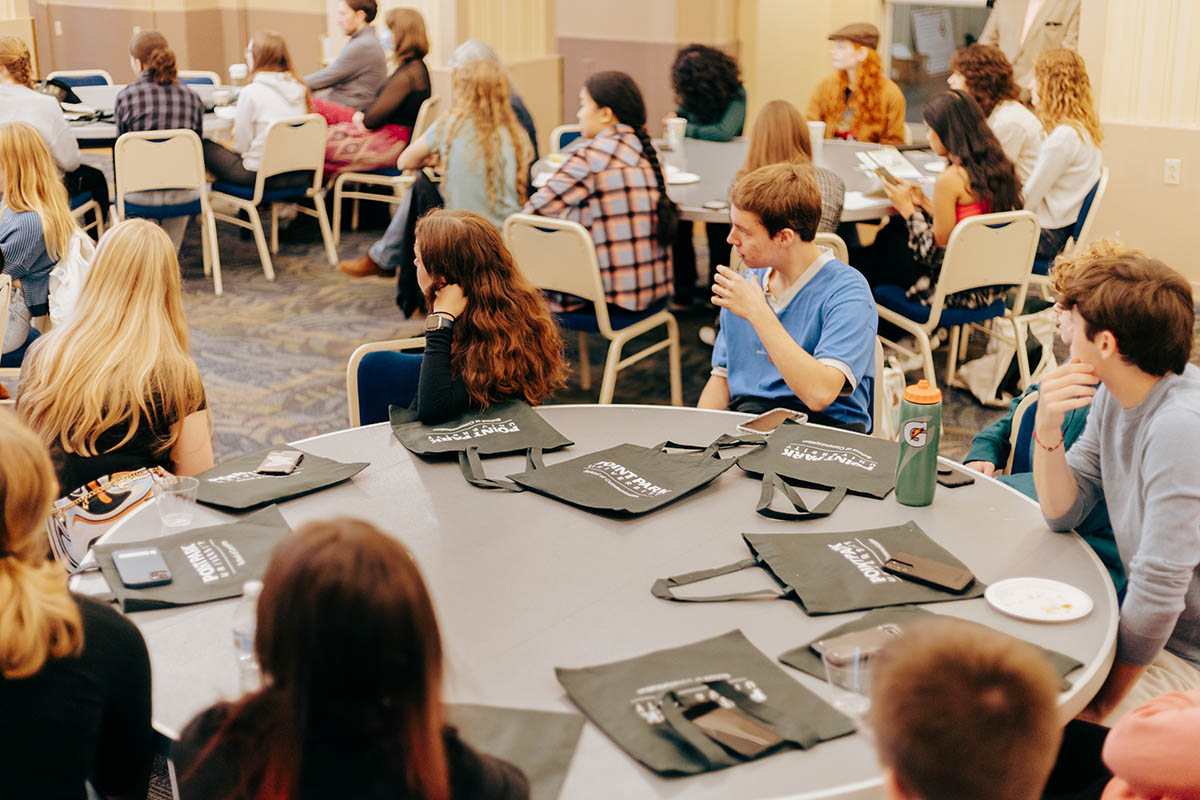 High school students at Fall Media Day. Photo | Ethan Stoner