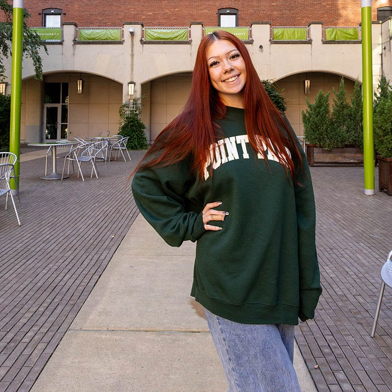 Pictured is Kellie Strate '27. Photo |Paul Koontz