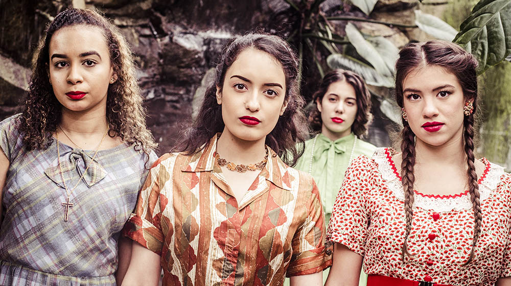 (L-R) Krystal Rivera, Evelyn Hernandez, Vanessa Vivas and Frances Tirado. Photo | Laura Slovesko