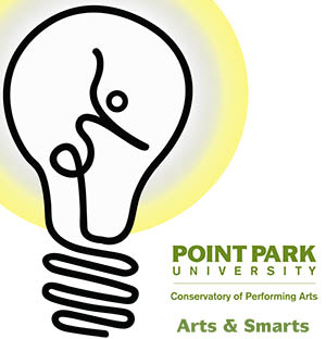 Pictured is the Arts & Smarts logo. 