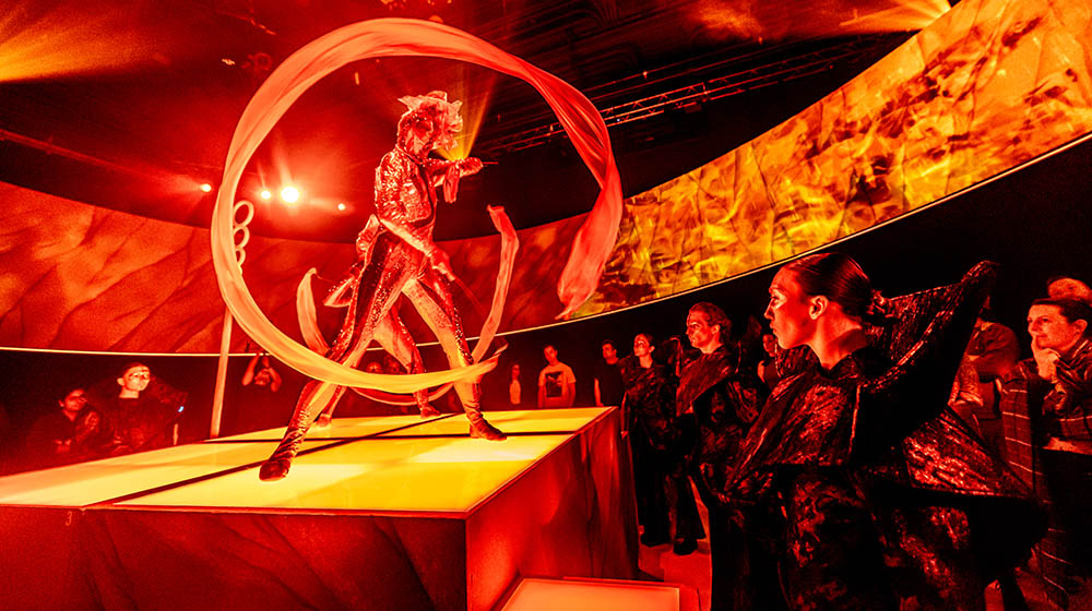 A photo from "ASCEND" at the Pittsburgh Playhouse.