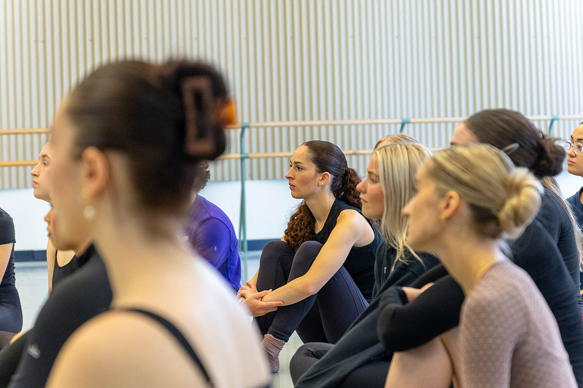 Point Park students listen to Meghan Manning discuss her career path. Photo | Paul Koontz