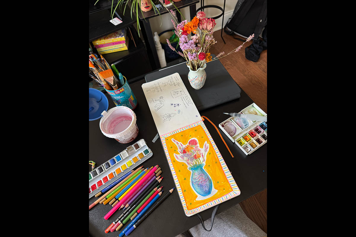 A drawing by Iris Mireya Rojas Fenoy.