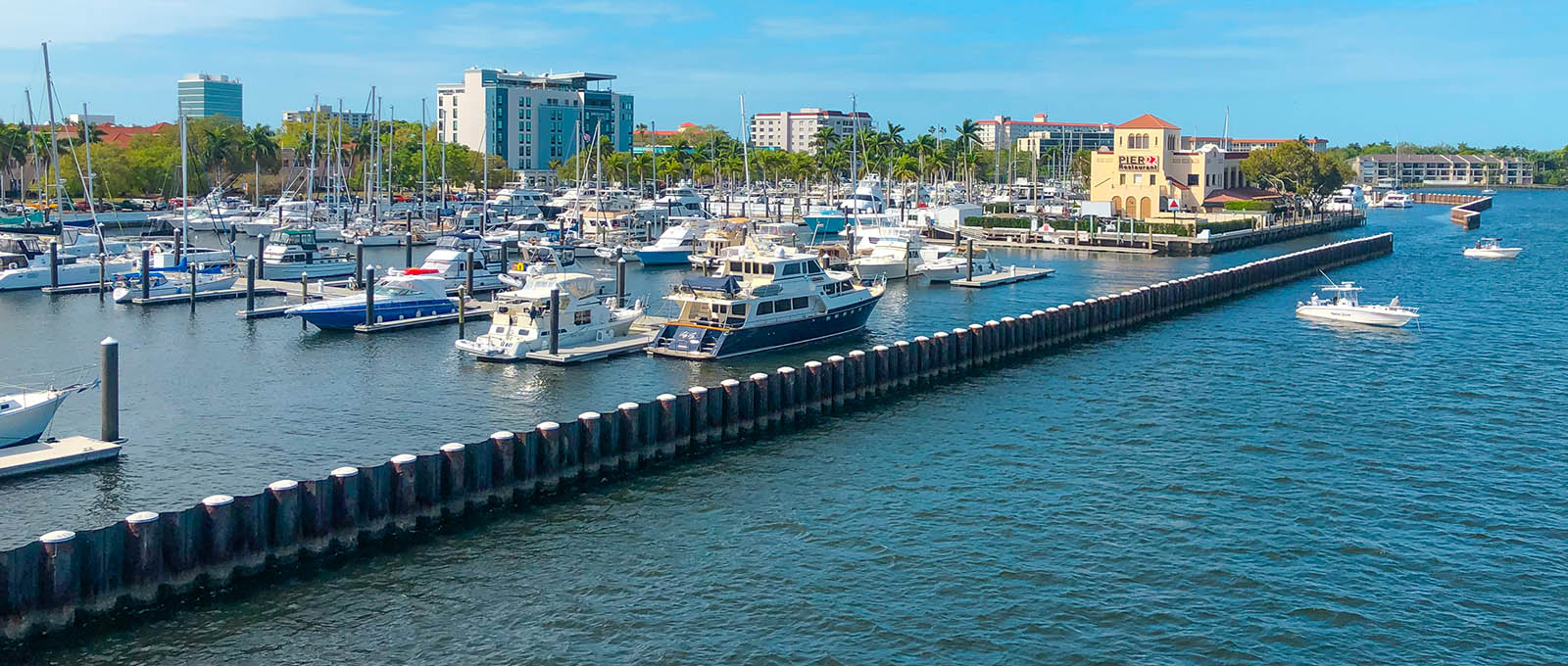A photo of the Downton Bradenton Marina. 