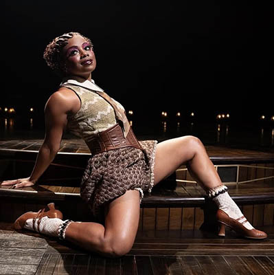 Pictured is Maya Bowles in "Cabaret."