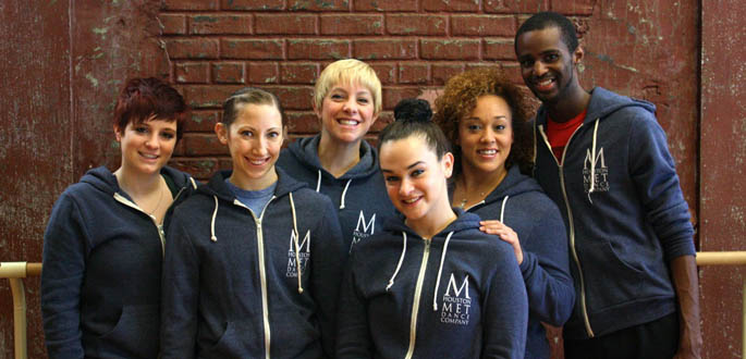 Pictured are Point Park University dance alumni working for the Houston Met Dance Company. 