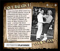 A screen shot of the Marathon 33 (M33) micro website that promotes the show.