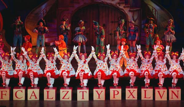 Rag doll line from the Rockettes 'Christmas in America