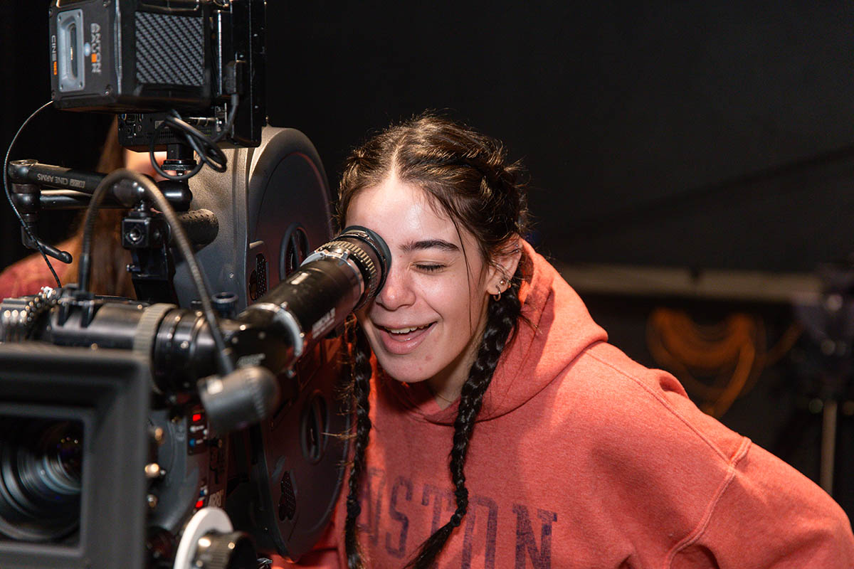 Point Park cinema arts students gain hands-on experience at the Professional Camera Workshop. Photo | Randall Coleman