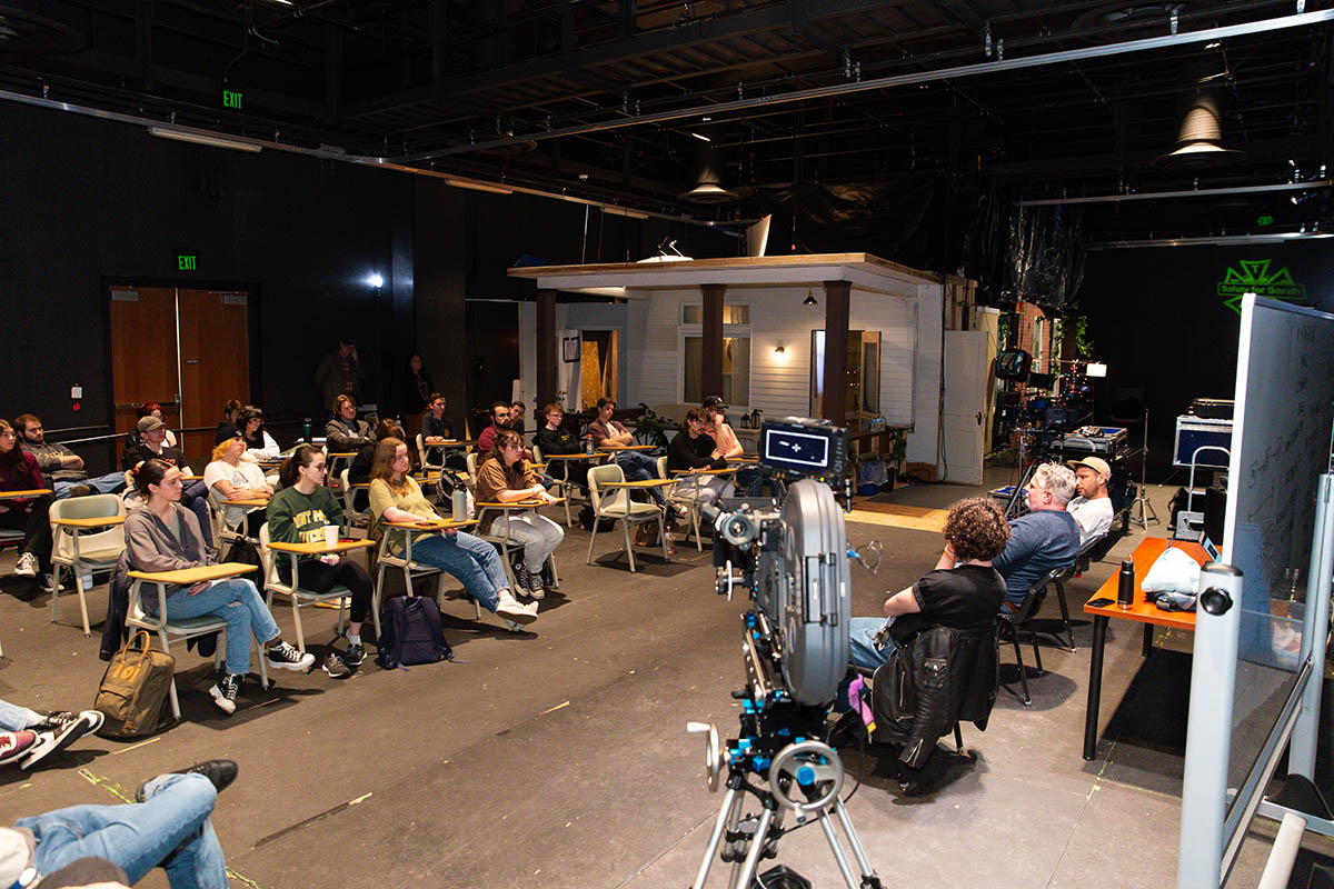 Point Park cinema arts students gain hands-on experience at the Professional Camera Workshop. Photo | Randall Coleman