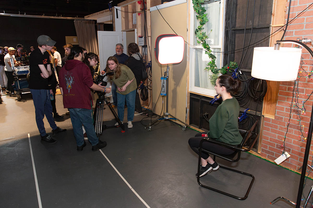 Point Park cinema arts students gain hands-on experience at the Professional Camera Workshop. Photo | Randall Coleman