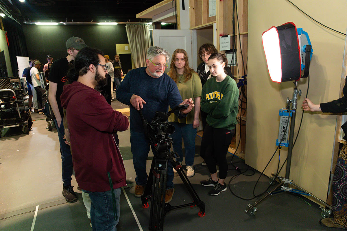 Point Park cinema arts students gain hands-on experience at the Professional Camera Workshop. Photo | Randall Coleman