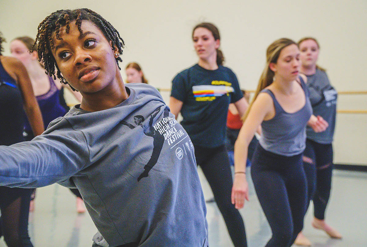 Scenes from National High School Dance Festival at Point Park University. Photo | Emma Federkeil