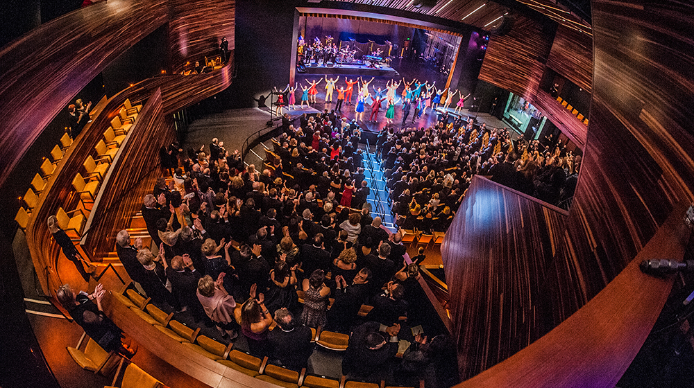 Students perform on the new PNC Theatre stage for the opening gala. Photo | Chris Rolinson