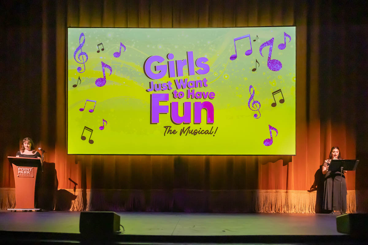 Announcing "Girls Just Want To Have Fun The Musical." Photo | John Altdorfer