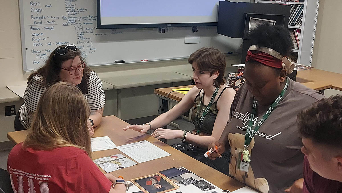 Students at the 2026 Theatre and Entertainment Production Camp. 
