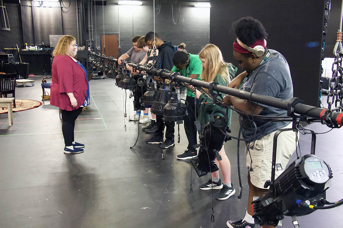 Students at the 2026 Theatre and Entertainment Production Camp. 