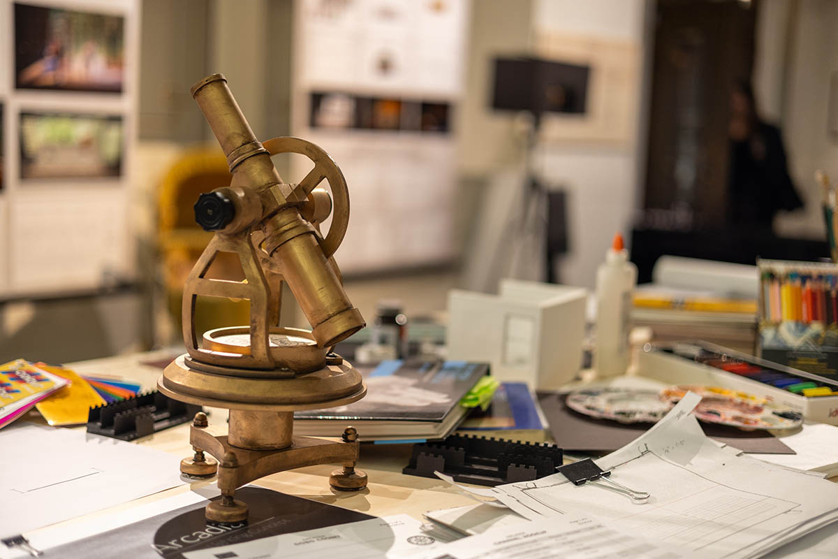 Pencil to Performance Exhibit. Photo | Jacob White '29