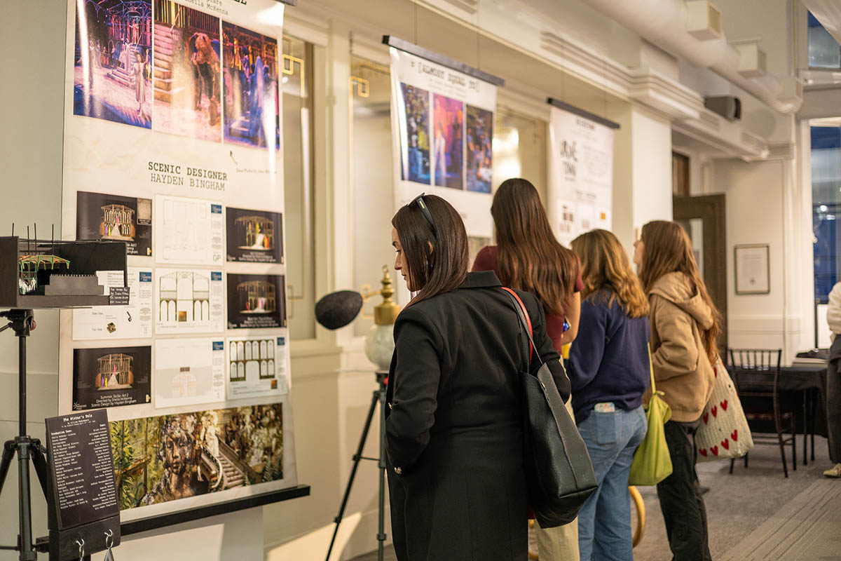 Pencil to Performance Exhibit. Photo | Jacob White '29