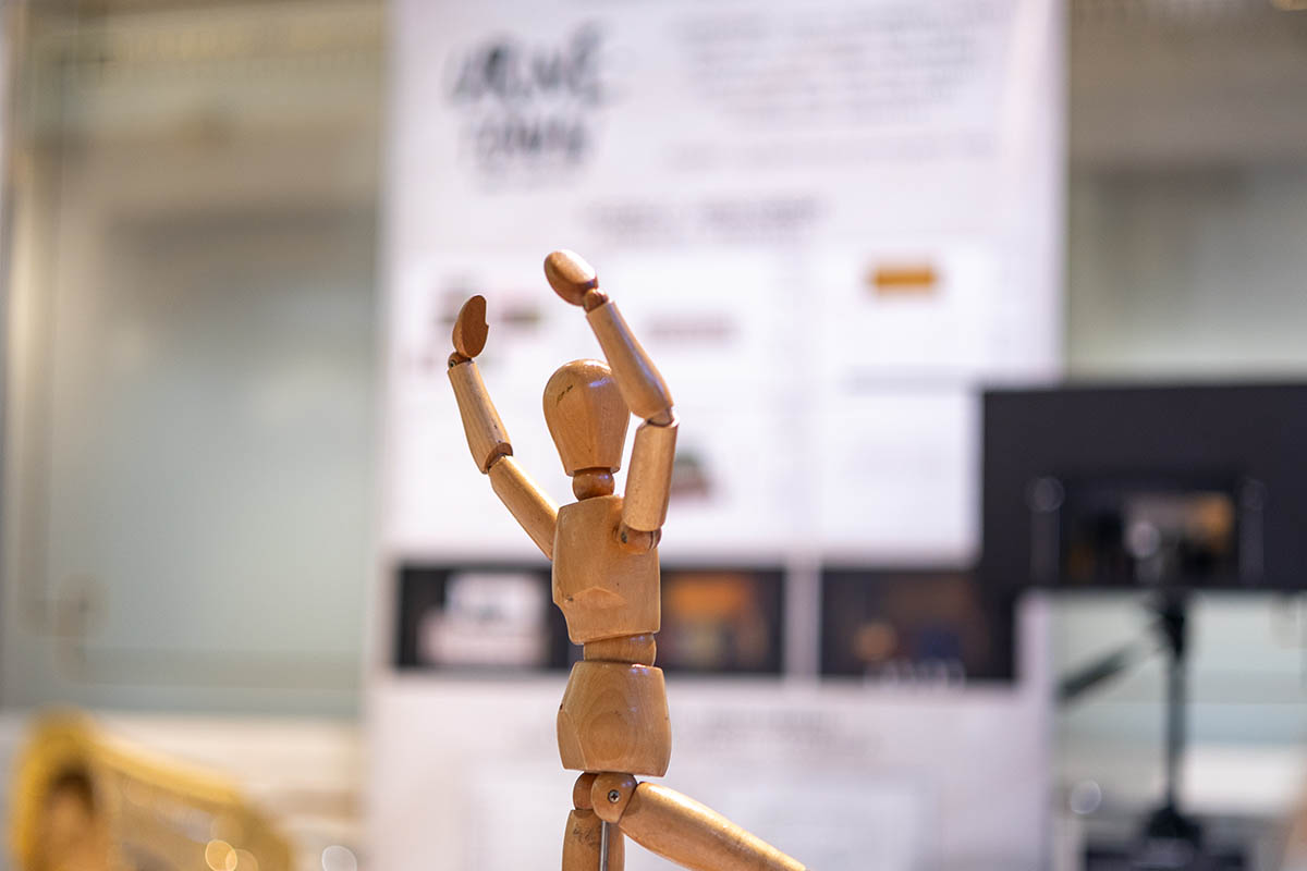 Pencil to Performance Exhibit. Photo | Jacob White '29