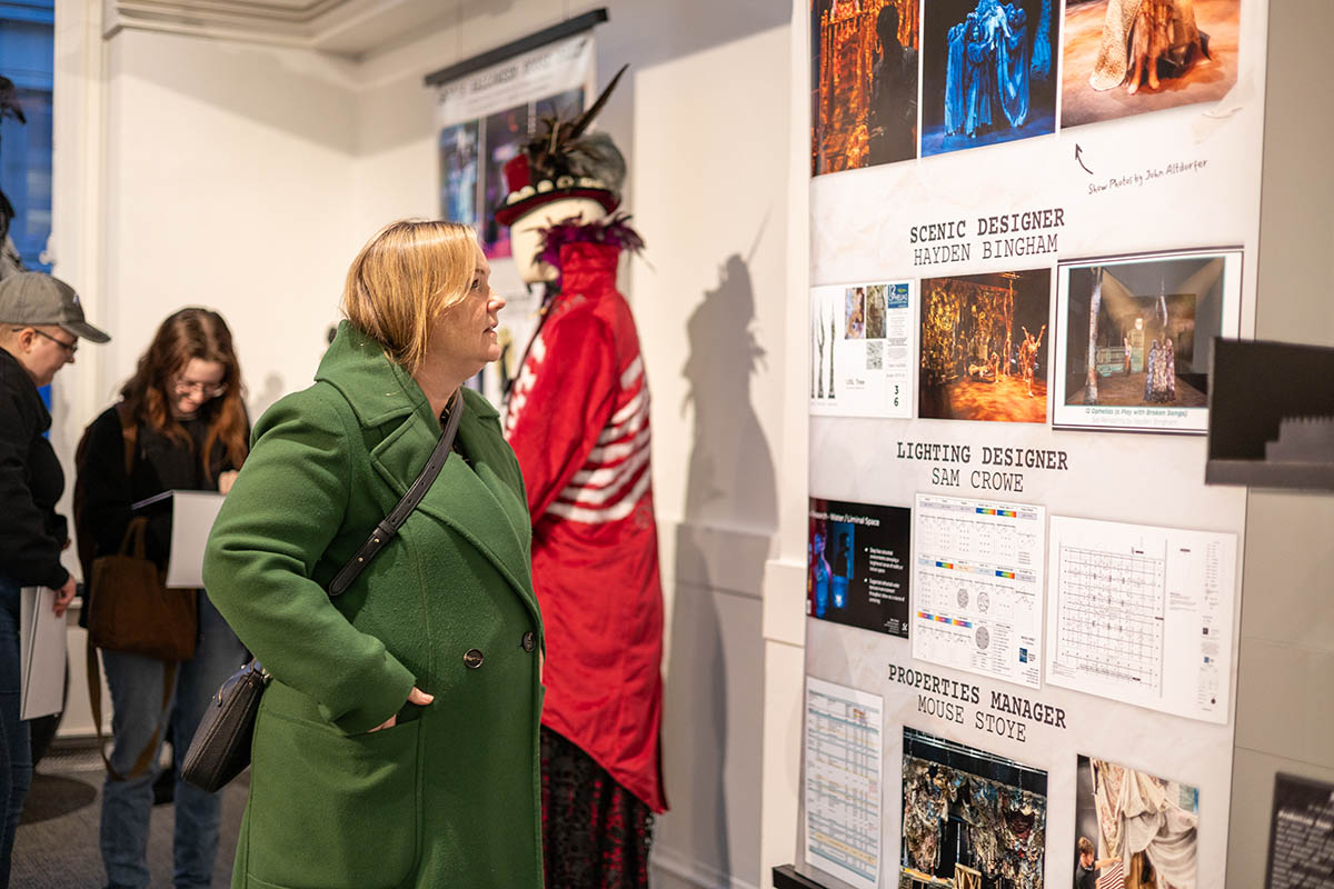 Pencil to Performance Exhibit. Photo | Jacob White '29