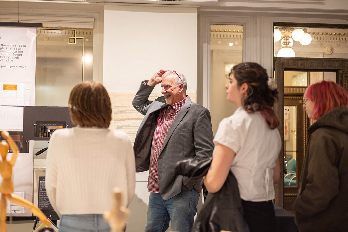 Pencil to Performance Exhibit. Photo | Jacob White '29