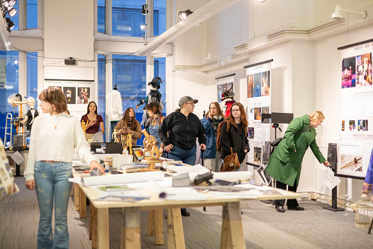 Pencil to Performance Exhibit. Photo | Jacob White '29