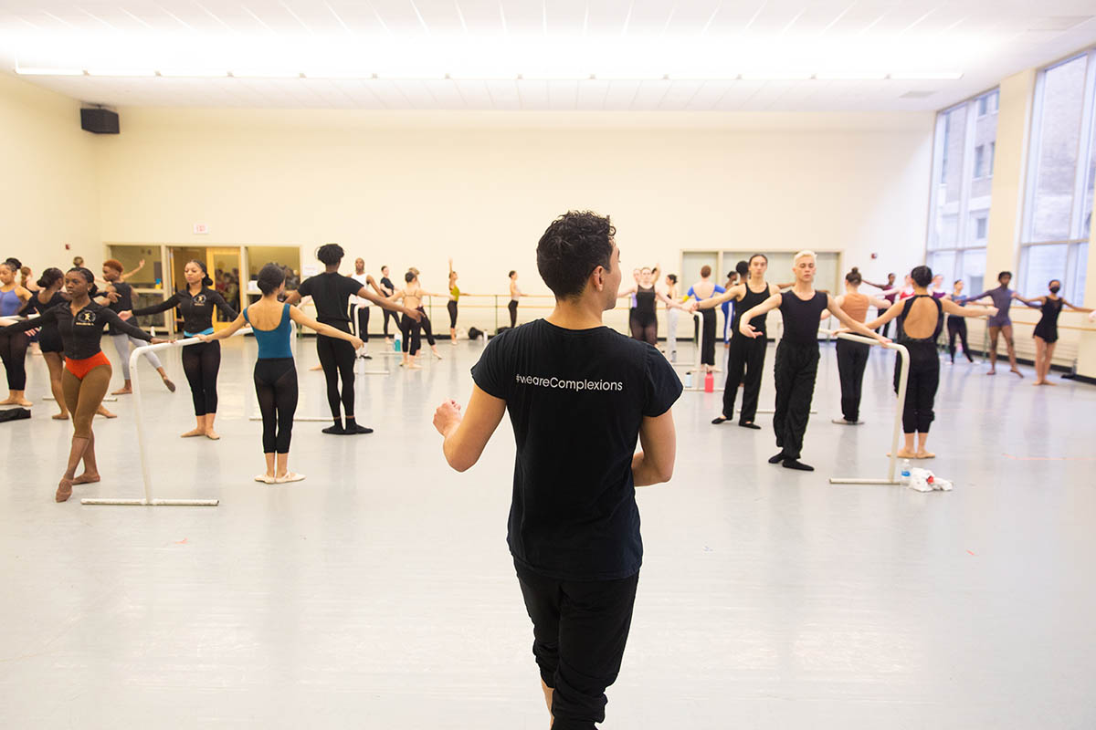 Complexions Contemporary Ballet master class. Photo | Randall Coleman