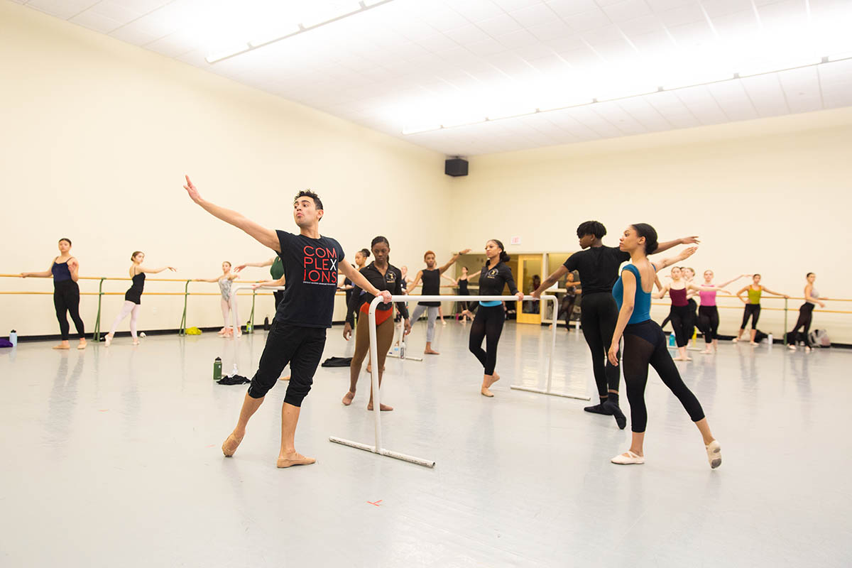 Complexions Contemporary Ballet master class. Photo | Randall Coleman