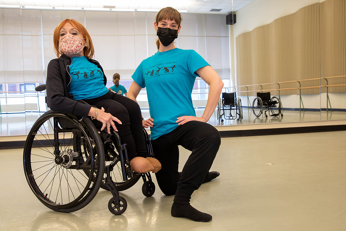 Dancing Wheels Company hosted a class with Point Park students. Photo | John Altdorfer